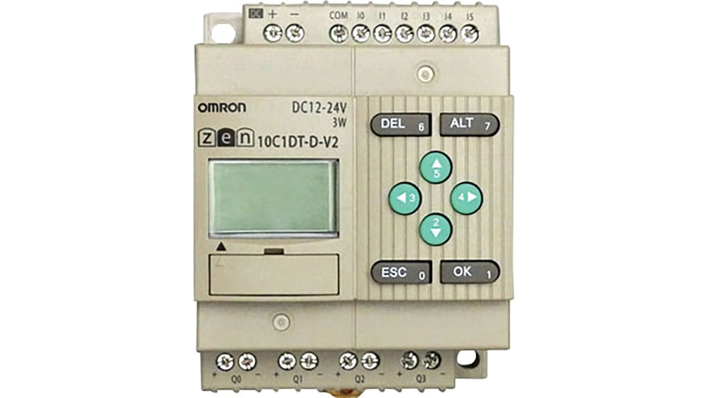 ZEN-10C1DT-D-V2 | オムロン ZEN ロジックモジュール 10.8 → 28.8 V