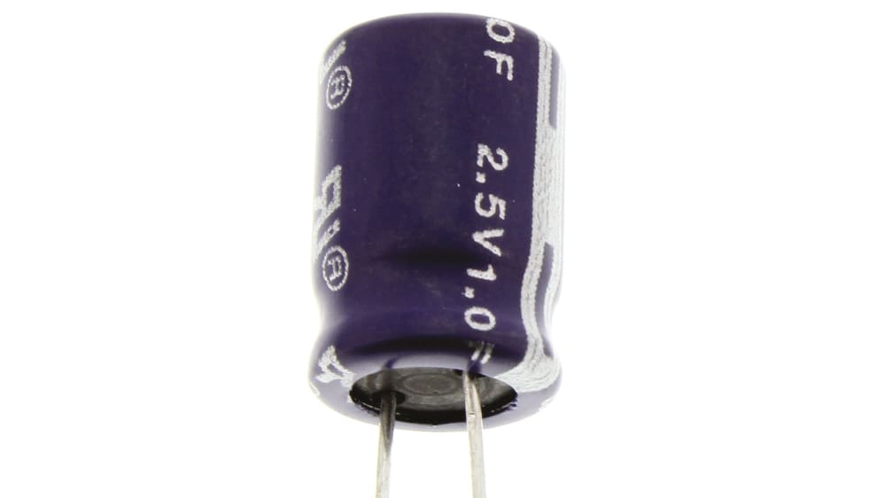 B0810-2R5105-R | Eaton 電気二重層コンデンサ, 2.5V dc 1F B0810-2R5105-R | Eaton 電気二重層コンデンサ, 2.5V dc 1F