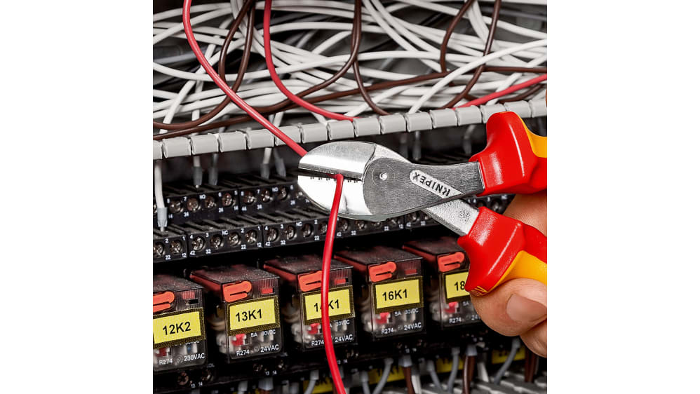 73 06 160 | Knipex X-Cut® VDE/1000V Insulated High Leverage 73 06 160 | Knipex X-Cut® VDE/1000V Insulated High Leverage