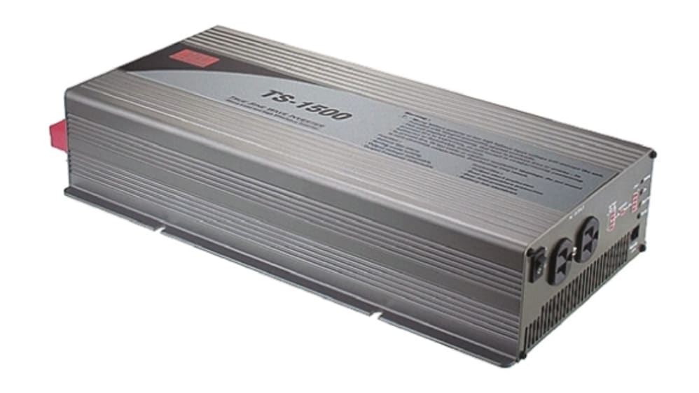 TS-1500-212B  MEAN WELL Pure Sine Wave 1500W Power Inverter, 10.5