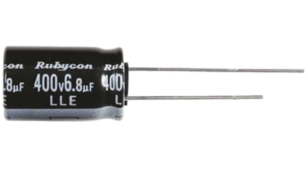 200LLE18MEFC10X12.5 | ルビコン 18μF,200V dc コンデンサ, ラジアル