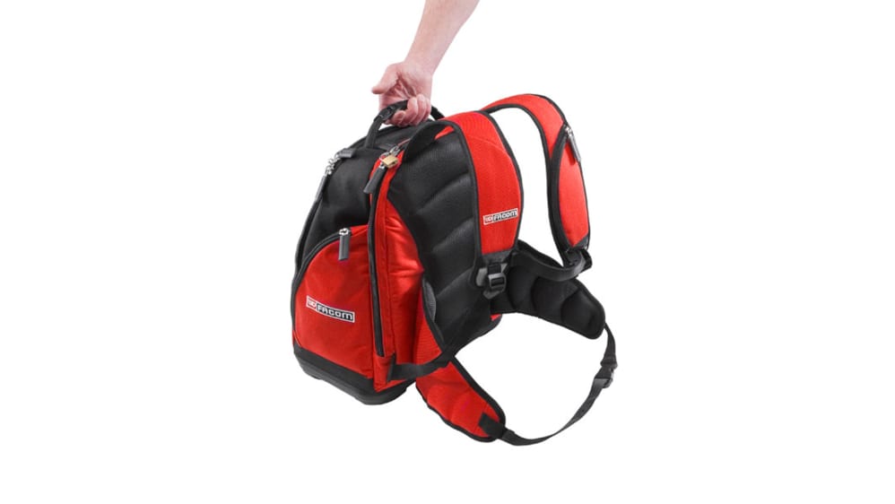 BS.L30PB, Facom Polyester, Polypropylene Backpack with Shoulder Strap  355mm x 225mm x 460mm