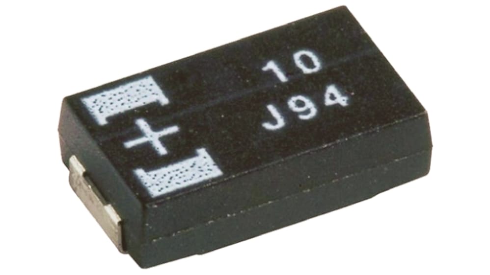 Panasonic ポリマーコンデンサ,POSCAP TQC,100μF,20V dc,D3L 