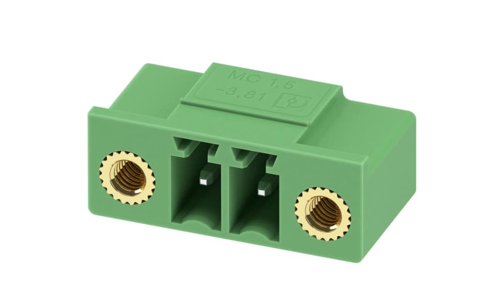 1817806 | Phoenix Contact 基板用端子台, MC 1.5/2-GF-3.81-LR