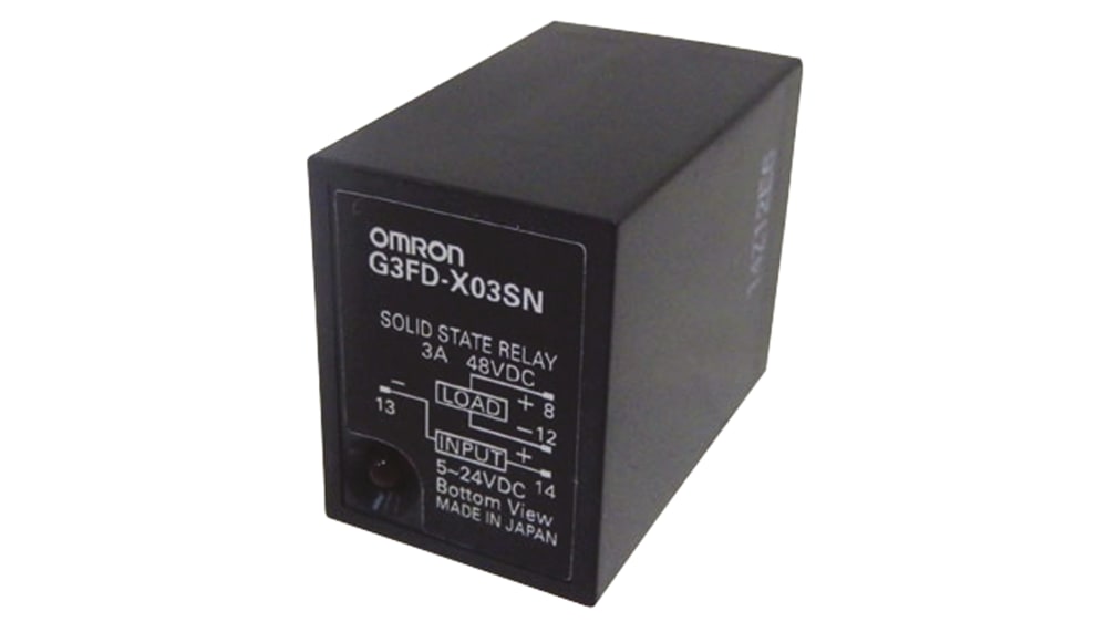 G3FD-X03SN-VD DC5-24 | オムロン ソリッドステートリレー, 3 A