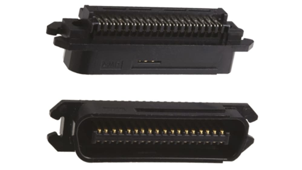 TE Connectivity IDCコネクタ 2.16mmピッチ 36極 2列 オス, CHAMP-LOK