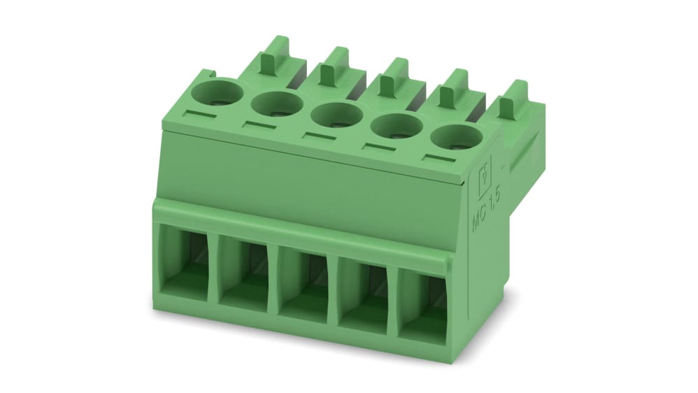 1840395 | Phoenix Contact プラグ式端子台, MC 1.5/5-ST-3.5シリーズ