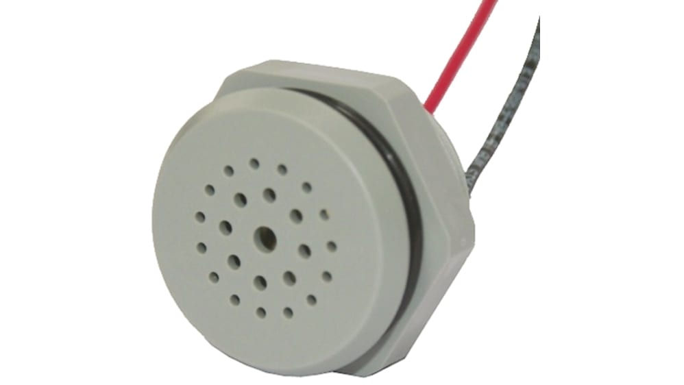 SRA 80I B1 | Sonitron 低速パルス 圧電ブザー, 3.5kHz, 95dB SRA 80I B1 | Sonitron 低速パルス 圧電ブザー, 3.5kHz, 95dB