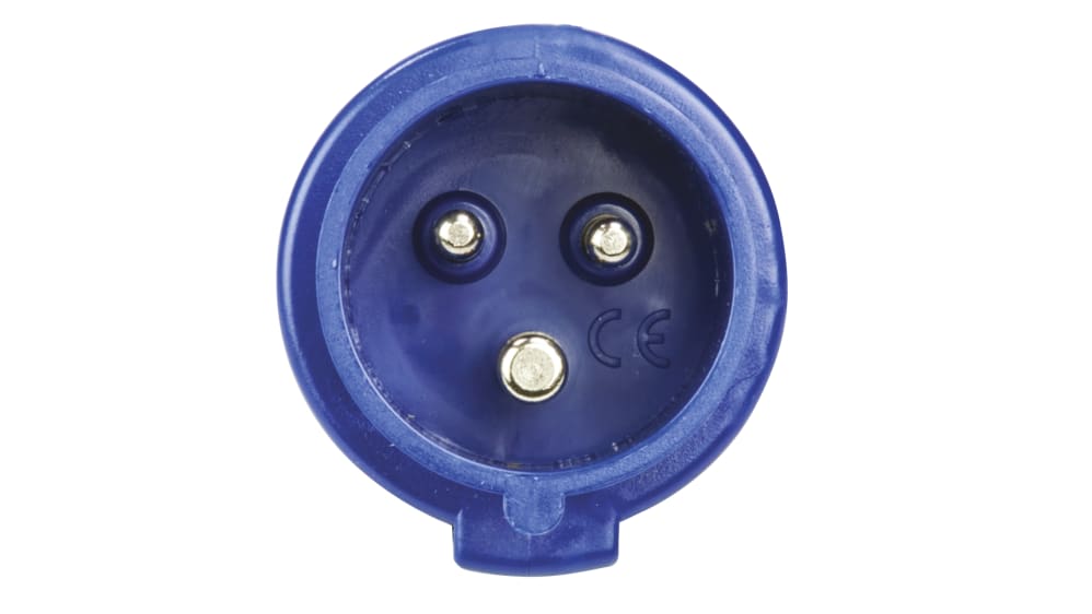 Scame IP20 Blue 1 x 2P + E, 1 x 2P + E Industrial Power Connector