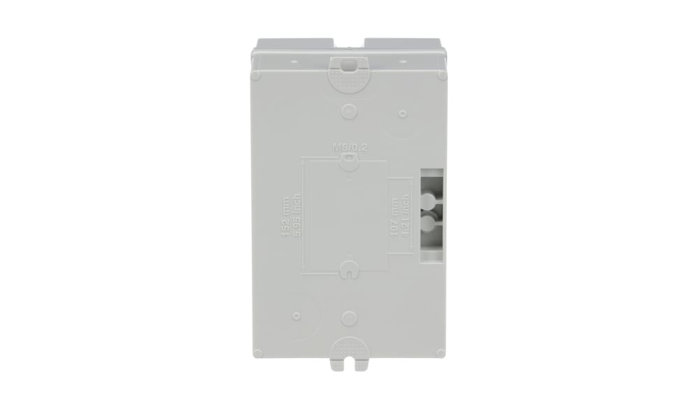 SCHNEIDER ELECTRIC Serie MINI PRAGMA - Frontale per Scatola da Incasso 6 Moduli - Porta Bianco Opaca