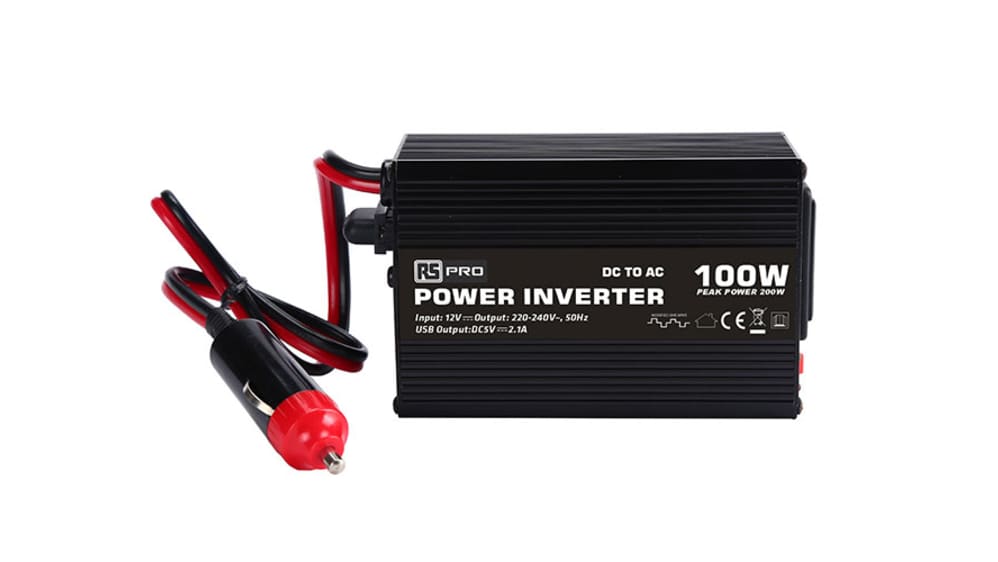 RS PRO パワーインバータ, 12V dc → 230V ac, 100W | RS