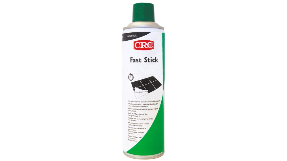 CRC Fast Stick Sprühkleber Flüssig transparent, Dose 500 ml, für