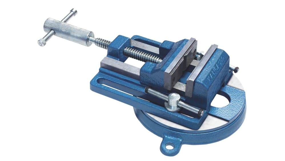 RS PRO 32 mm バイス, ドリルバイス 100 mm 100 mm, ボルト取り付け