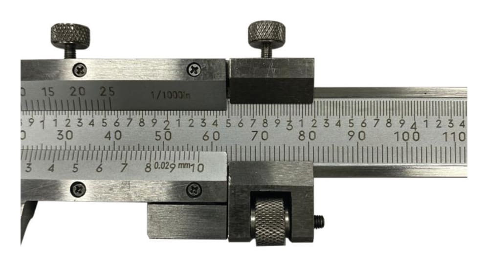 RS PRO 145mm, 6in Vernier Caliper Caliper 0.001 in Resolution