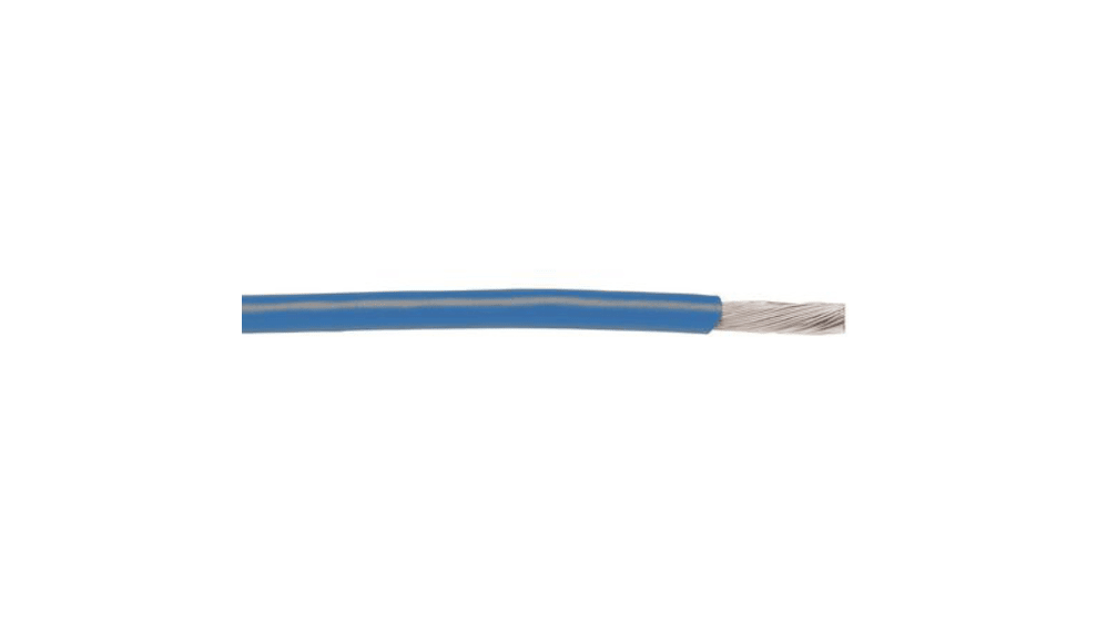 1559 BL005, Alpha Wire 1559 Series Blue 2.1 mm² Hook Up Wire, 14 AWG,  41/0.25 mm, 30m, PVC Insulation