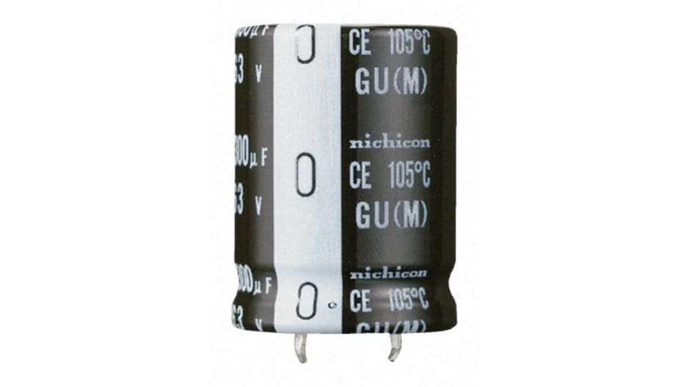 ニチコン 330 μF,400 コンデンサ, スナップイン取り付け ±20