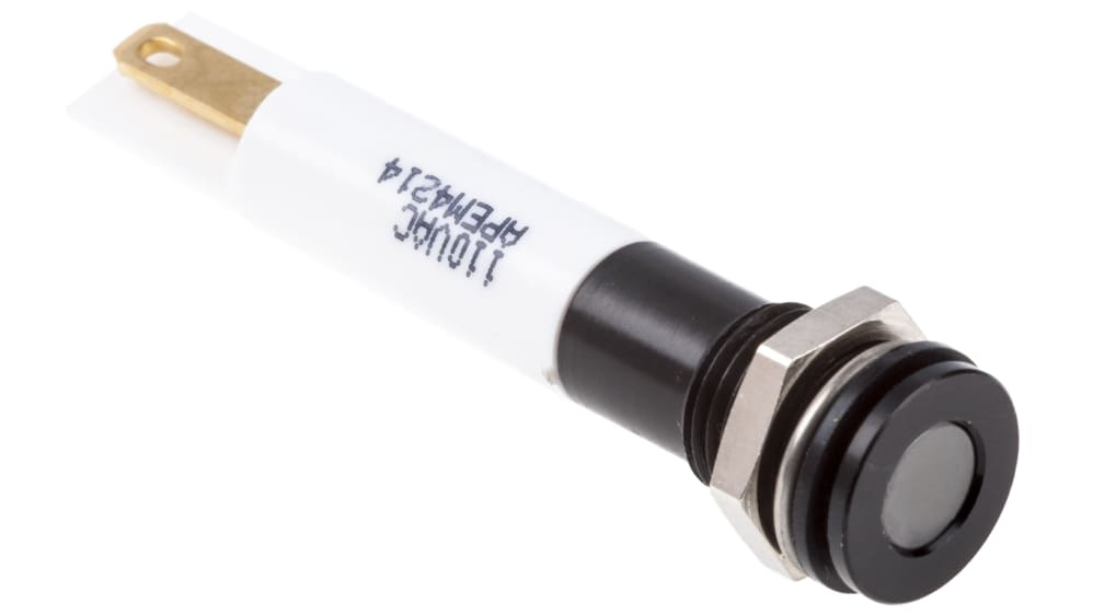 ピロット様 RS PRO パイロットランプ, 110V ac, 白, 実装ホールサイズ:8mm | RS