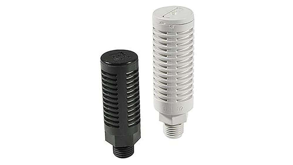 AN202-02 | SMC サイレンサ R 1/4オス, ネジ接続, ANシリーズ | RS