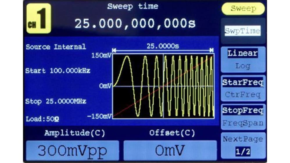 AFG1022 | Tektronix 2ch 任意波形発生器, 10 MHz, 12.5 MHz, 25 AFG1022 | Tektronix 2ch 任意波形発生器, 10 MHz, 12.5 MHz, 25