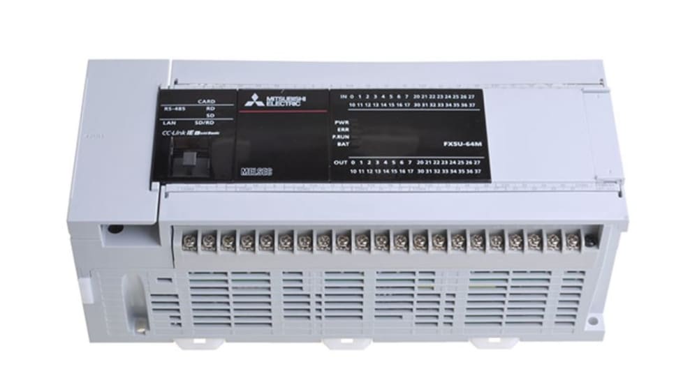 FX5U-64MR/ES | 三菱電機 FX5U PLC (CPUユニット) 32 入力 32 FX5U-64MR/ES | 三菱電機 FX5U PLC (CPUユニット) 32 入力 32