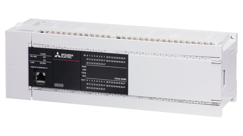 FX5U-80MR/ES | 三菱電機 FX5U PLC (CPUユニット) 40 入力 40 FX5U-80MR/ES | 三菱電機 FX5U PLC (CPUユニット) 40 入力 40