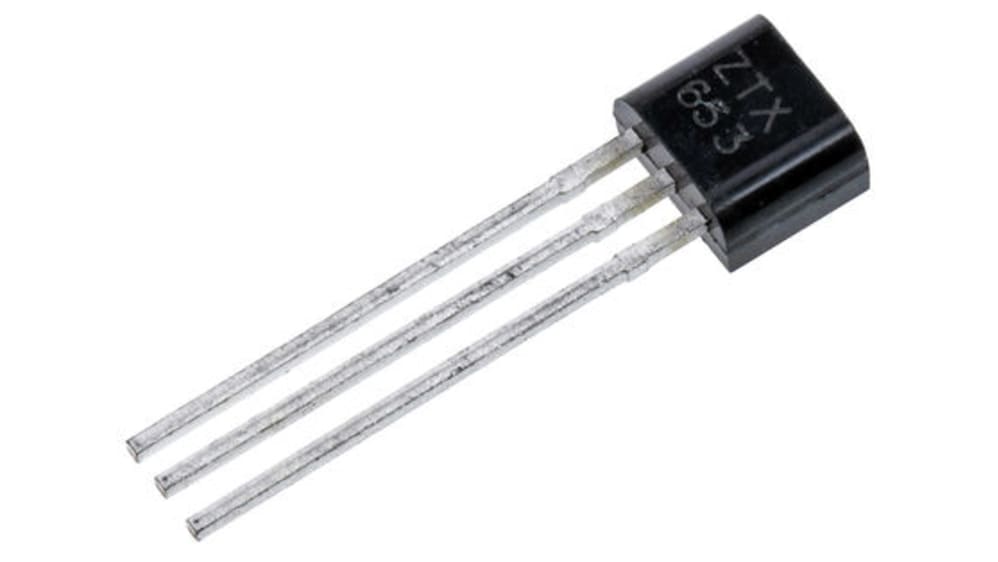 ZTX696B | DiodesZetex NPN トランジスタ, 500 mA, TO-92 ZTX696B | DiodesZetex NPN トランジスタ, 500 mA, TO-92