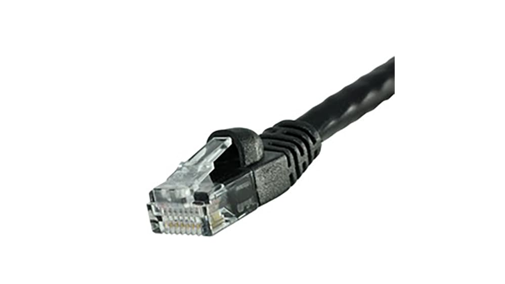 ねっく 73-8891-25 | Cinch 73 Kat. 6 Ethernet-Kabel, 7.6 m, Schwarz