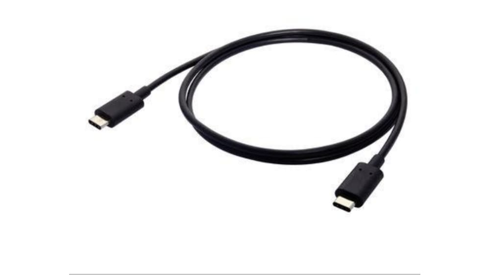 Cable USB USB 3.0, USB 3.1 RS PRO, con A. USB A Macho, con B. USB C Macho,  long. 2m, color Negro