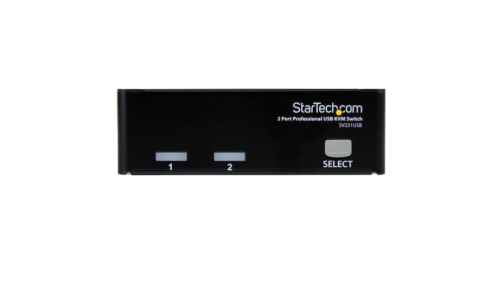 SV231USBGB | StarTech.com 2 Port USB VGA KVM Switch, 1920 x 1440