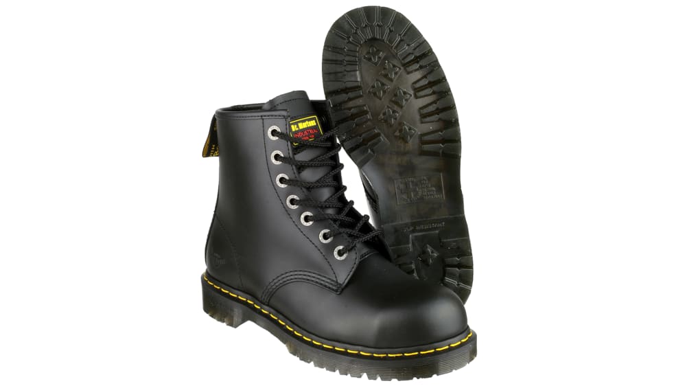 Dr Martens 安全靴, Black, スチール, FS64 Lace-Up Boot 9 | RS Dr Martens 安全靴, Black, スチール, FS64 Lace-Up Boot 9 | RS