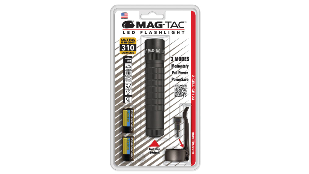 MAG-TAC CR123 LED Flashlight Plain Bezel – Maglite