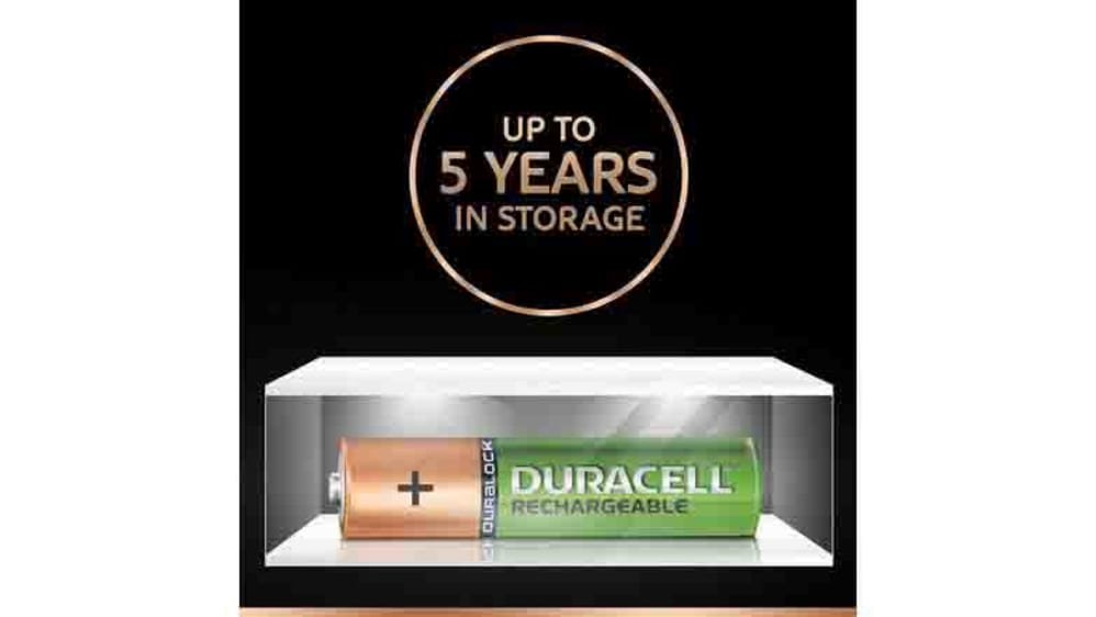 Duracell Recharge Ultra AA NiMH Rechargeable AA Batteries, 2.4Ah, 1.2V -  Pack of 4 RS Stock No.: 908-4076 Mfr. Part No.