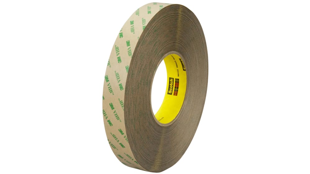 Nastro biadesivo Trasparente in PET 3M 9473, adesivo in Acrilico, 19mm x  55m x 0.36mm