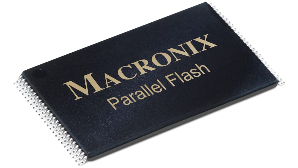 メモリ（10個） Macronix, フラッシュメモリ, 64Mbit, パラレル, 48-Pin