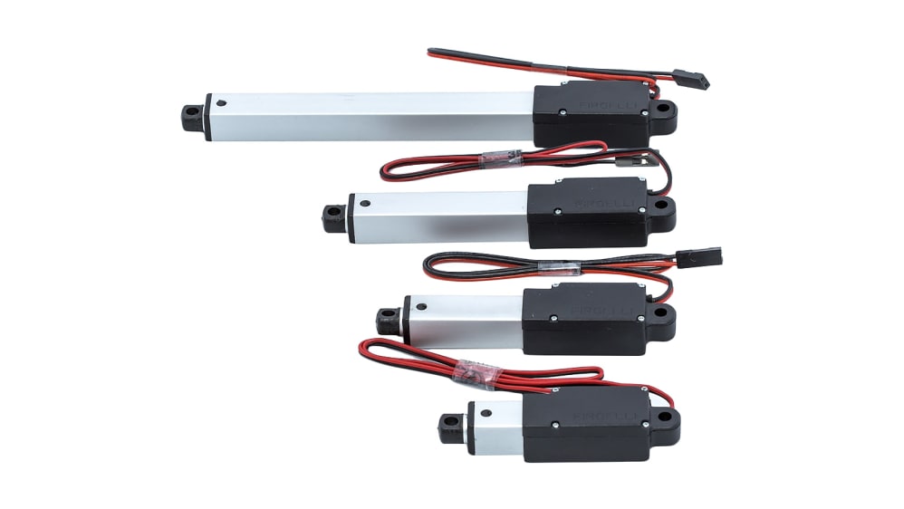 L12-50-100-12-S | Actuonix 電動リニアアクチュエータ, 最大 L12-50-100-12-S | Actuonix 電動リニアアクチュエータ, 最大