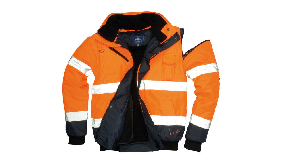 Blouson Bombardier Haute Visibilité Tingley - Isotherme, Imperméable, Avec Capuche, Tailles S à 5XL
