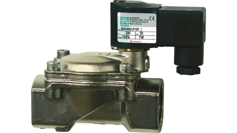 プレシャスメモリーズ　ハンドシエィカー Buschjost Solenoid Valve 8240100.9101.23050, 2 port(s) , NC, 230 V
