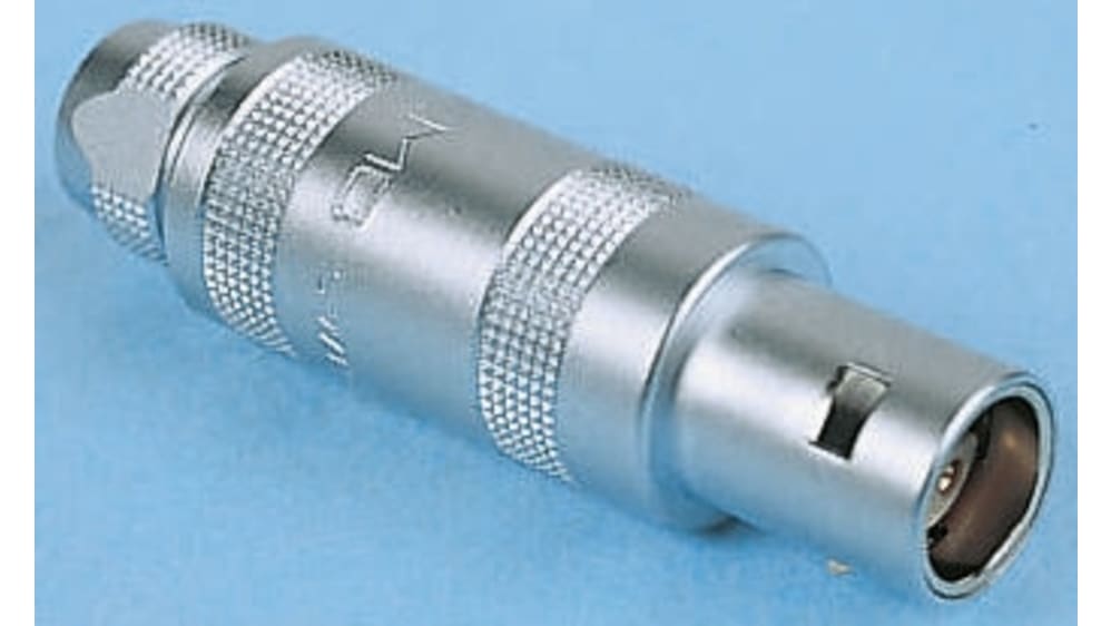 FFA.2S.302.CLAC52 | LEMO オス 丸型コネクタ, 2極, 14.8 mm プラグ