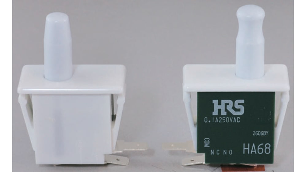 HA68-00A | ヒロセ電機 押しボタンスイッチ, SPDT, 100 mA @ 120