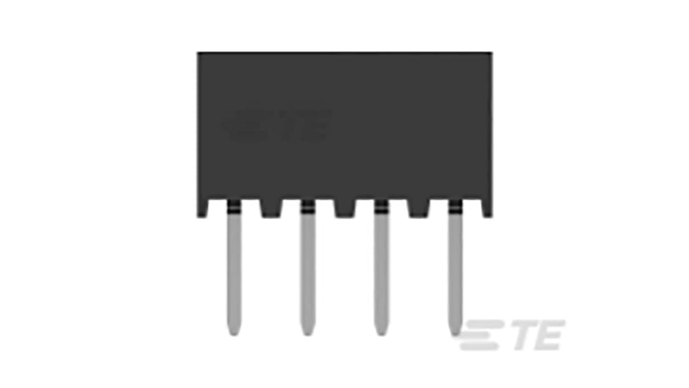 2314876-4 | TE Connectivity 基板接続用ソケット, 4 Pin 1 列