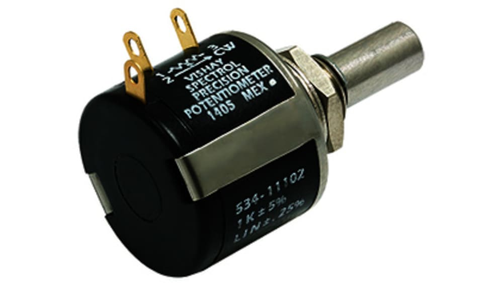 534B1102JL | Vishay ポテンショメーター, 1kΩ, 回転数:10, 2W | RS 534B1102JL | Vishay ポテンショメーター, 1kΩ, 回転数:10, 2W | RS
