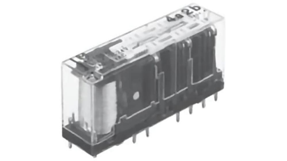 SFS6-L-DC24V | Panasonic 強制ガイド接点付きリレー, 24V dc, 3PDT, 6
