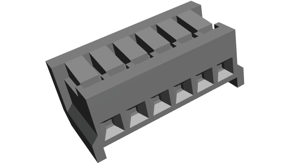 TE Connectivity コネクタハウジング 6極 ピッチ：2.5mm 1列 172142-6 | RS