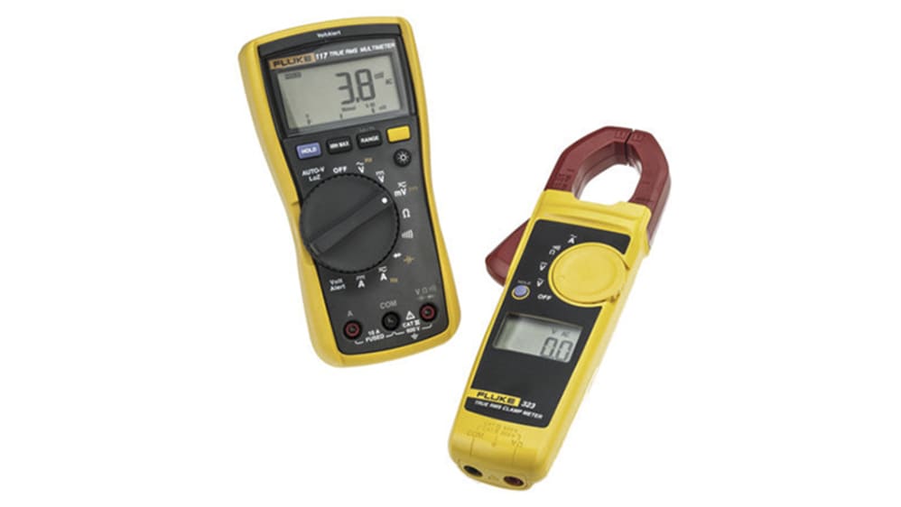 Fluke 117/323 Electricians Combo Kit, Digital Multimeter and Clamp Meter