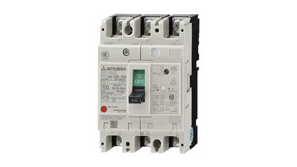 NV125-CVF 3P 75A AC100-440V 100,200,500mA | 三菱電機 配線 NV125-CVF 3P 75A AC100-440V 100,200,500mA | 三菱電機 配線