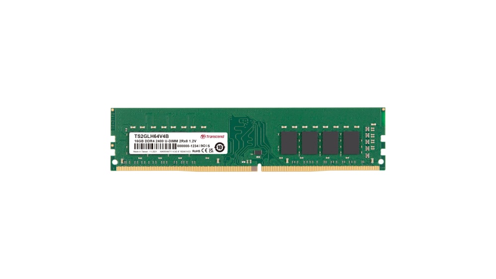 メモリー Transcend DDR4 2400 16GB TS2GLH64V4B Transcend RAM 16 GB, DDR4 デスクトップ, TS2GLH64V4B 2400 Mbit/s