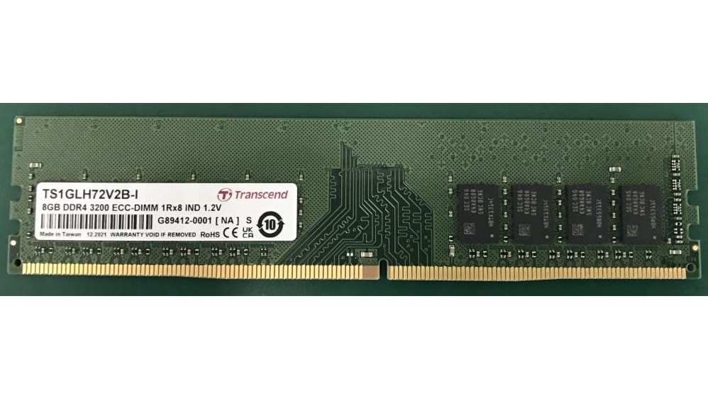 TS1GLH72V2B-I Transcend GB DDR4 RAM, 3200Mbit/s, DIMM, RS