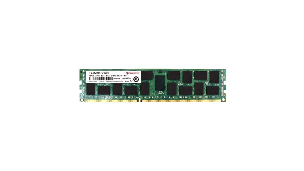 Transcend 16 GB DDR3 RAM, 1333Mbit/s, RDIMM,