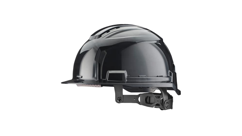 4932478917 Milwaukee Bolt 100 Black Hard Hat with Chin Strap