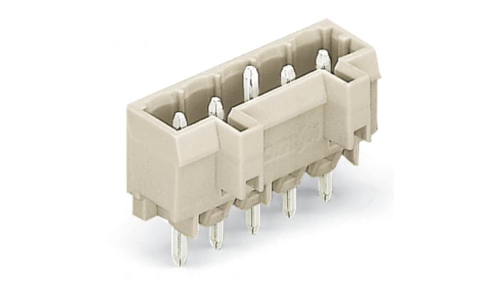 721-165/001-000 | WAGO ストレート ヘッダ 5極 5mm 1列, スルー